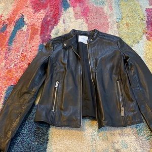 Mango Leather Jacket